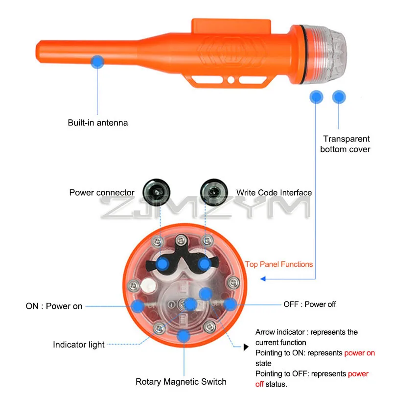 RS-109M Marine Net Locator, Portable Transducer with Rechargeable RS-109M Marine Net Locator, Portable Transducer with Rechargeable