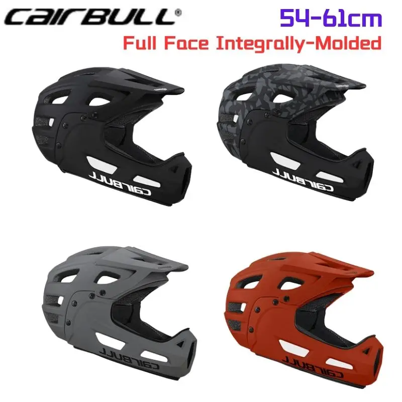 

CAIRBULL 54-61cm Bicycle Helmet MTB Mountain Road Bike Full Face Integrally-Molded Safety Cap Men Women Hats Cycling Equipment