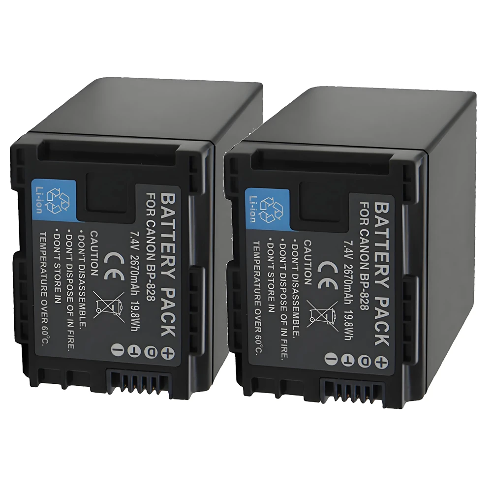 BM Premium - Cargador de batería de repuesto para Canon BP-820, BP-828, VIXIA G30, G40, G50, G60, G70, XA40, XA45, XA55, XA60, XA65, XA70, XA75, XA10, XA11, XA15, XA20, XA25, XF400, XF405