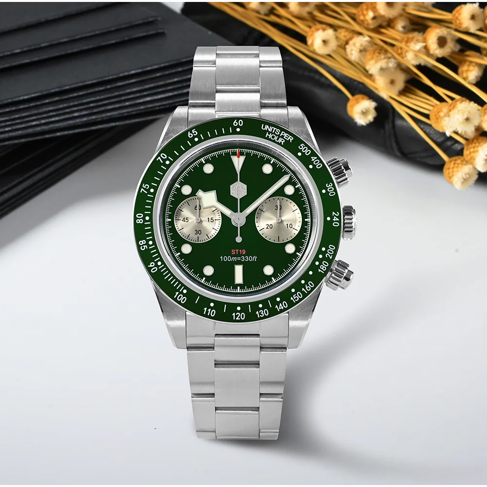 

Часы San Martin мужские с хронографом, 40 мм, ST1901