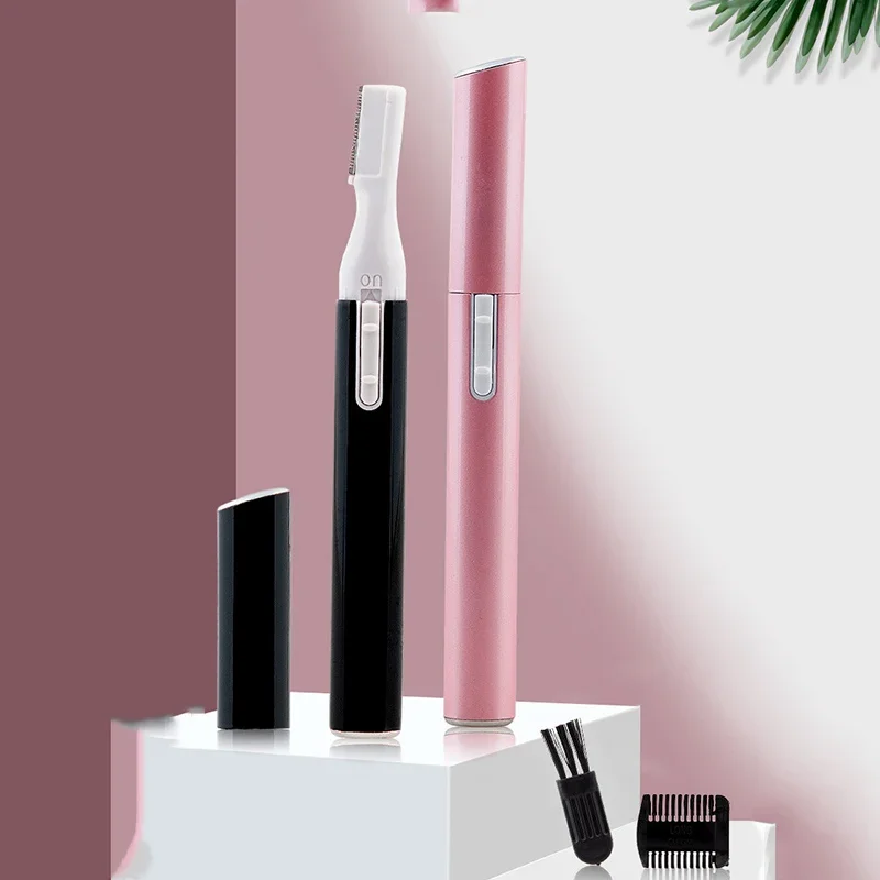 Electric Face Eyebrow Scissors Hair Trimmer Mini Portable Women Body Shaver Remover Blade Razor