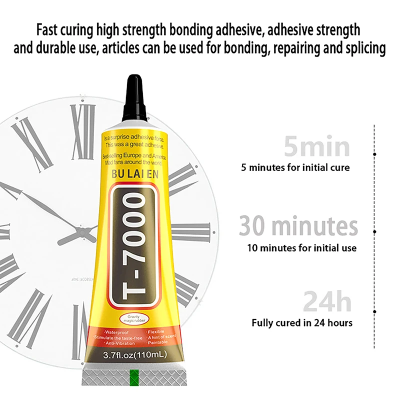 T7000 Glue 15/50/110ml Black Adhesives For Screen Repair Jewellery Handmade Sticky Glue For Diy Jewellery Glue