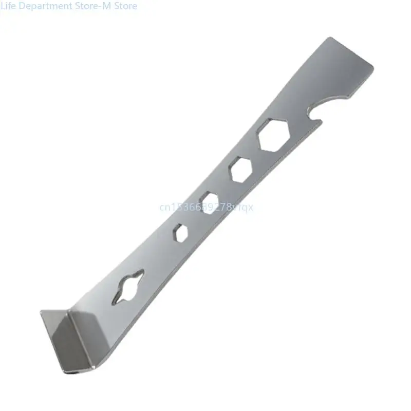 

StainlessSteel Prybar Scrapers ,Remove Residues from Steel, Aluminum, and More BuiltIn Puller Hand Tool
