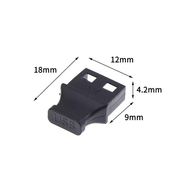 5/10Pcs Type-A USB 포트 플러그(핸들 포함) 노트북 컴퓨터 소켓 캡용 방진 커버 미사용 인터페이스 방진 플러그