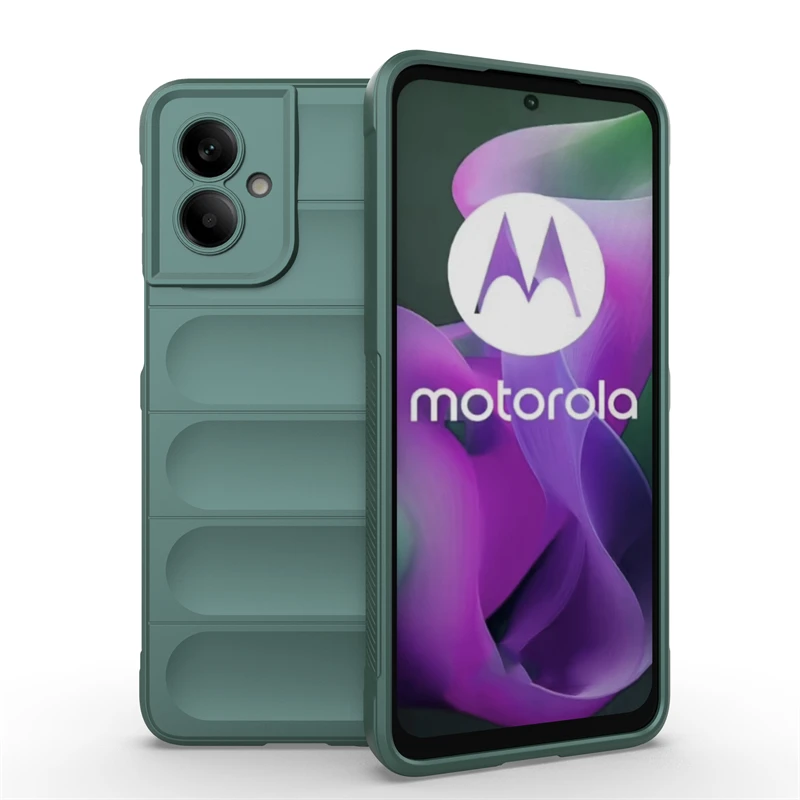 Custodia per telefono Moto G55 5G, custodia trasparente antiurto con paraurti in TPU, cover robusta per Motorola Moto G35 5G, custodia protettiva  202192403