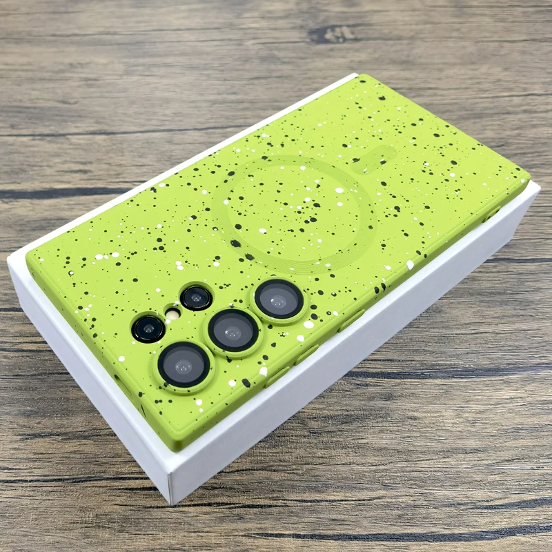 Premium Silicone Case with MagSafe Compatibility – Full Protection