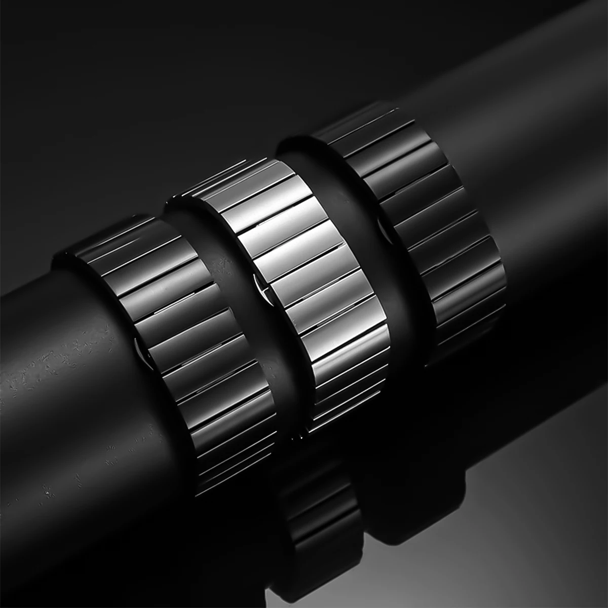 Stainless Steel Metal Bracelet Watchband - Premium Replaceable Business Strap