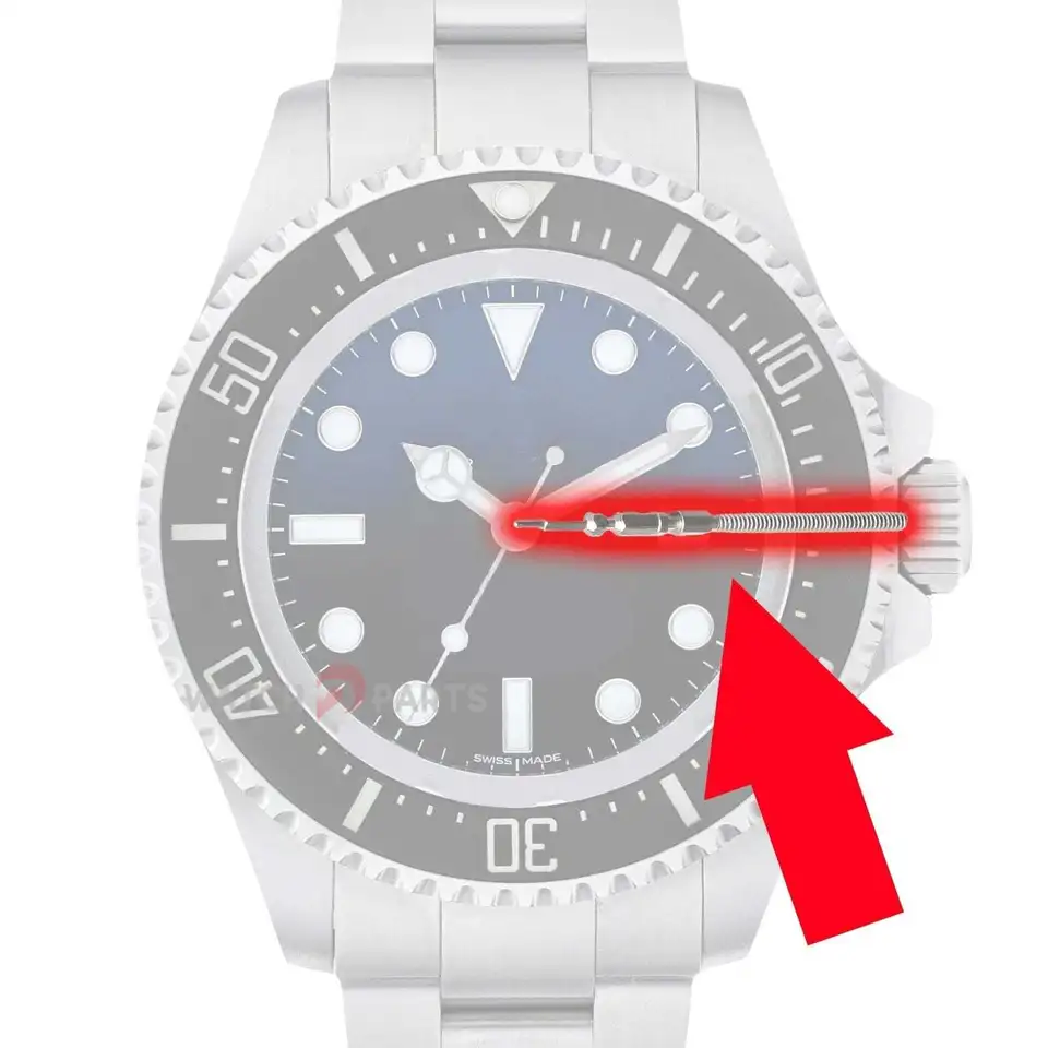 Watch Crown Stem for Rolex Caliber