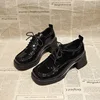 Autumn Women New High Heels Thick Heel Pumps Spring Autumn Square Head Solid Colour Lightweight Leather Shoes Sapatilha Feminina 6