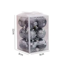  12pcs 9Colors High Quality Christmas Ball Christma Tree Pendant Merry Christmas Decor For Home 2022 Happy New Year Naviidad Favo 