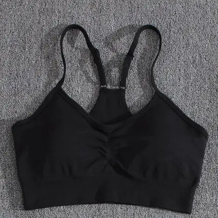 Conjunto Deportivo Efecto Push Up Sin Costuras Negro