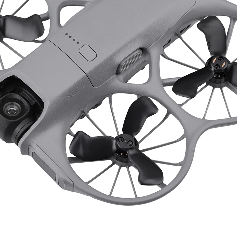 4Pcs 드론 프로펠러 블레이드 윙 블레이드 교체 소품 DJI Neo 2 액세서리용 나사가 있는 경량 패들 블레이드