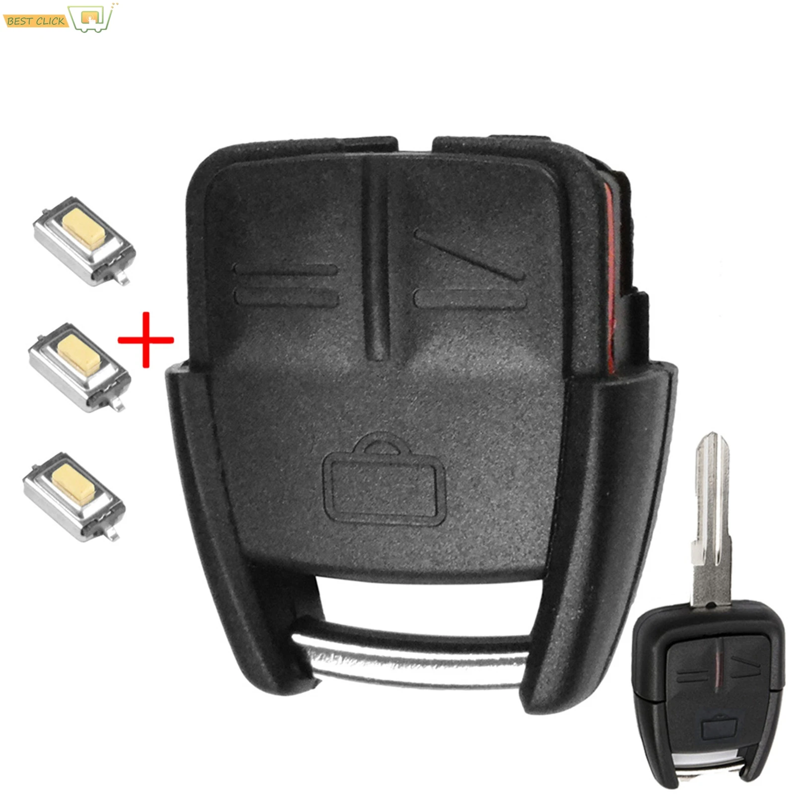 Auto Remote Key Shell Für Vauxhall/Opel/Holden Astra Zafira Vectra Frontera Omega Schlüssel Abdeckung Ersatz Fob Fall reparatur Kit