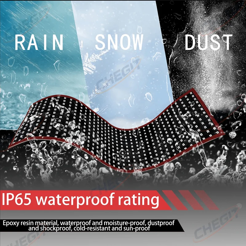 APP Control LED Truck Custom Text Pattern Lighting Display For Board Windshield with Remote Car Devil Eye Light Music Mode 24V