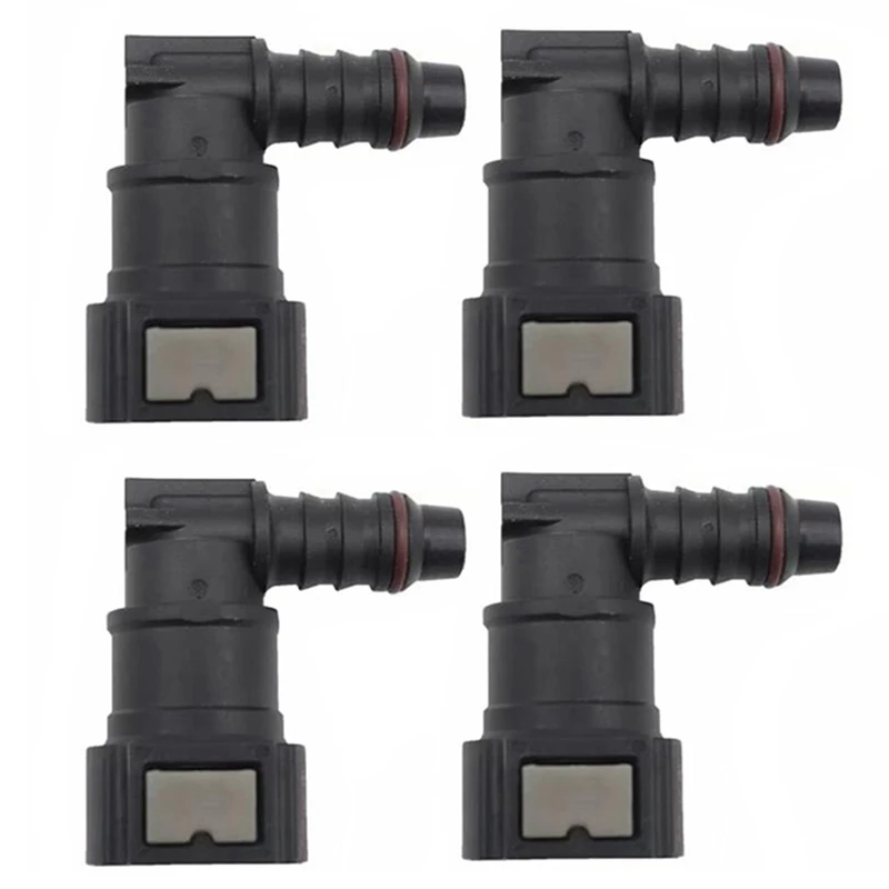 9.89 ID8 Curved Fuel Line Quick Connector, Urea Tube Fastener Pipe Fittings Gas Filter Fitting I5186626394