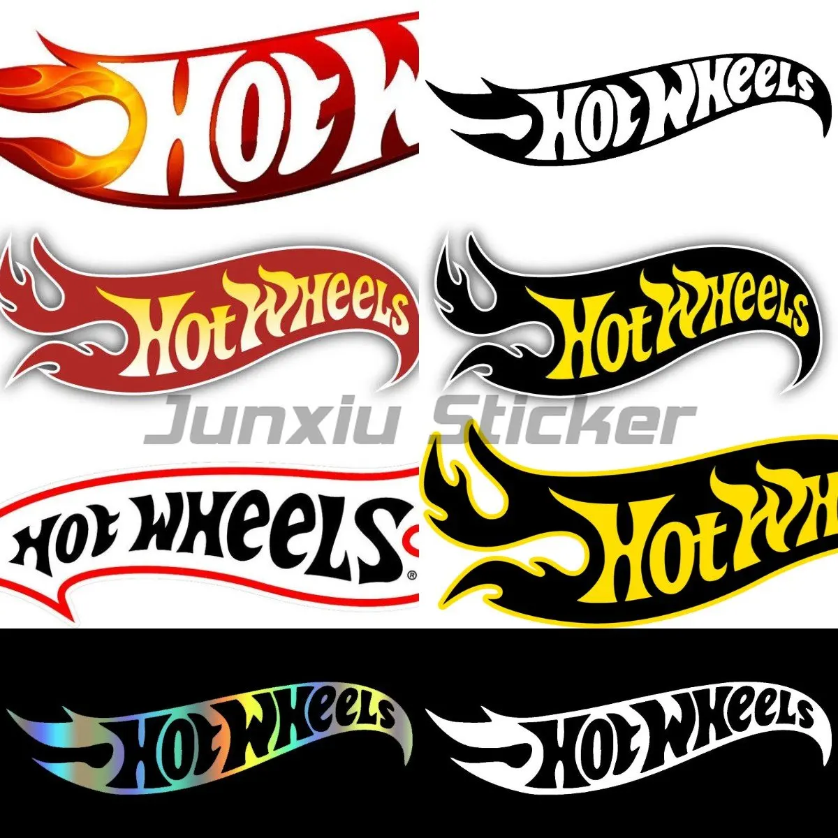 Автомобильная наклейка Hot Wheels модная гоночная виниловая для шлема Hot Wheels Гоночный Мотоцикл Кросс-Байк автомобиль 4x4 RV ноутбук автомобиль Грузовик водонепроницаемый