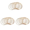 30 Pack 3 Inch Gold Dream Catcher Metal Rings Hoops Macrame Ring For Dreamcatchers And Crafts 1