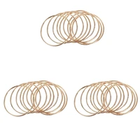 30 Pack 3 Inch Gold Dream Catcher Metal Rings Hoops Macrame Ring For Dreamcatchers And Crafts 1
