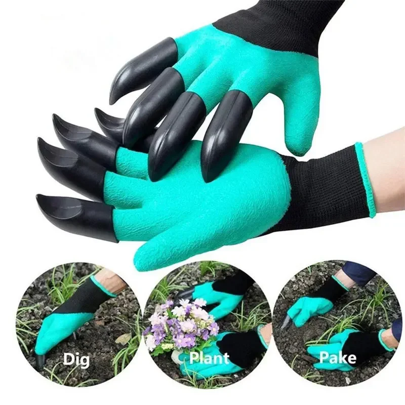 

Gardening Gloves With 8 Claws Gardening Digging Planting Durable Waterproof Work Glove Garden Gloves Yard Work Gloves