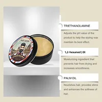 שעווה חזקה לשיער East Moon, עמידה לאורך זמן, לא משאירה שומן, רכה ומחליקה את הקצוות, כלי למספרות ולטיפוח השיער 2