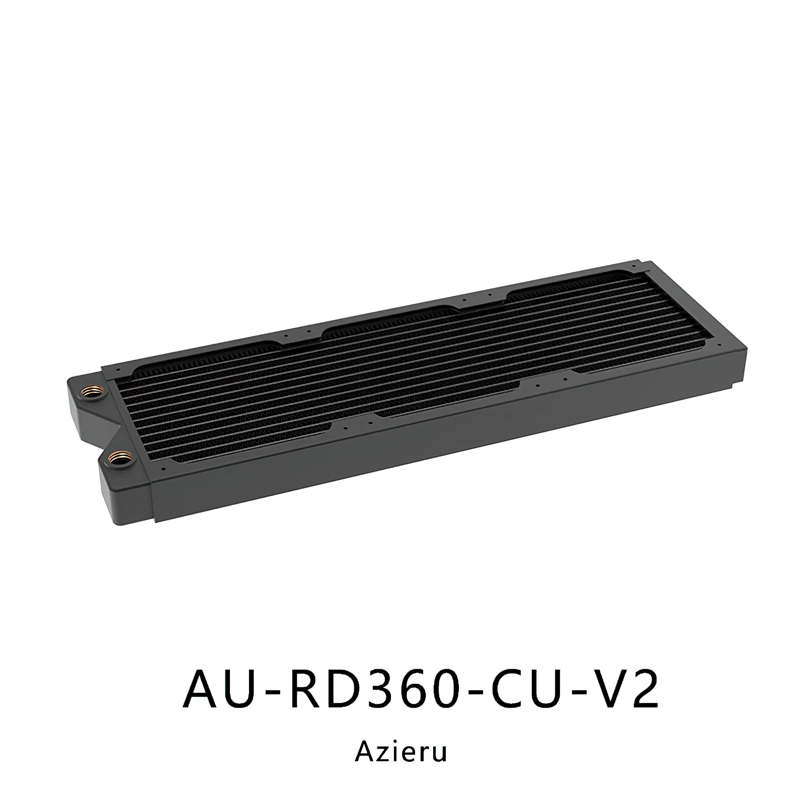 Bykski-copper Radiator Azieru Au-rd360-cu-v2 360 mm 3×120 mm Refrigeração a Água