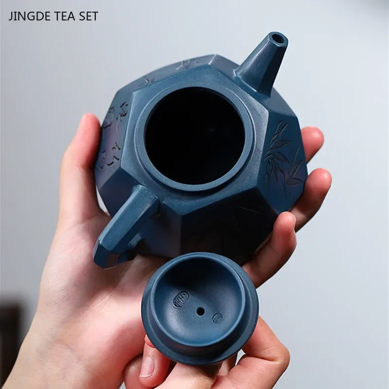 240ml Master Handmade Yixing Purple Sand Teapot Boutique Beauty Filter Pot Chinese Zisha Tea Infuser Household Tea Accessories
