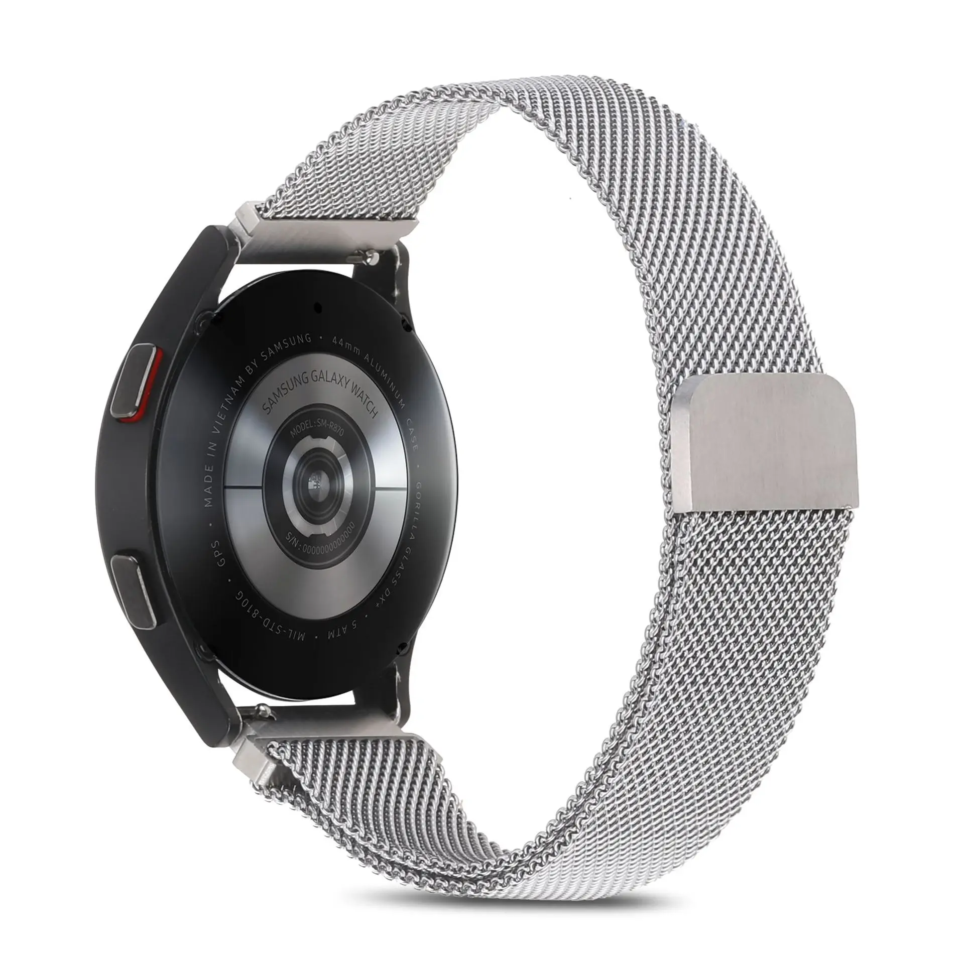 Elegant Milanese Loop Strap, 20mm/22mm - Premium Stainless Steel Mesh Bracelet Band