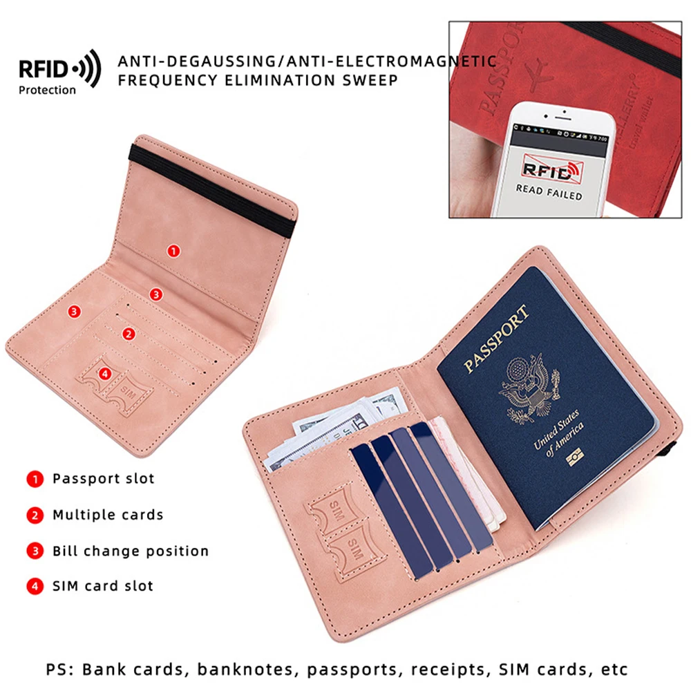 1Pcs Multifunctional Travel Passport Holder, Layered Storage for Passports, Bank Cards, and Airline Tickets, Essential for Business Trips Abroad and Boarding Flights