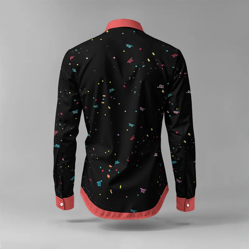 2025 Spring Summer Men Shirt Set Christmas Print Fashion Gingerbread Man Two Piece Set Mens Snowman Lightweight Party Long_viptrois.com