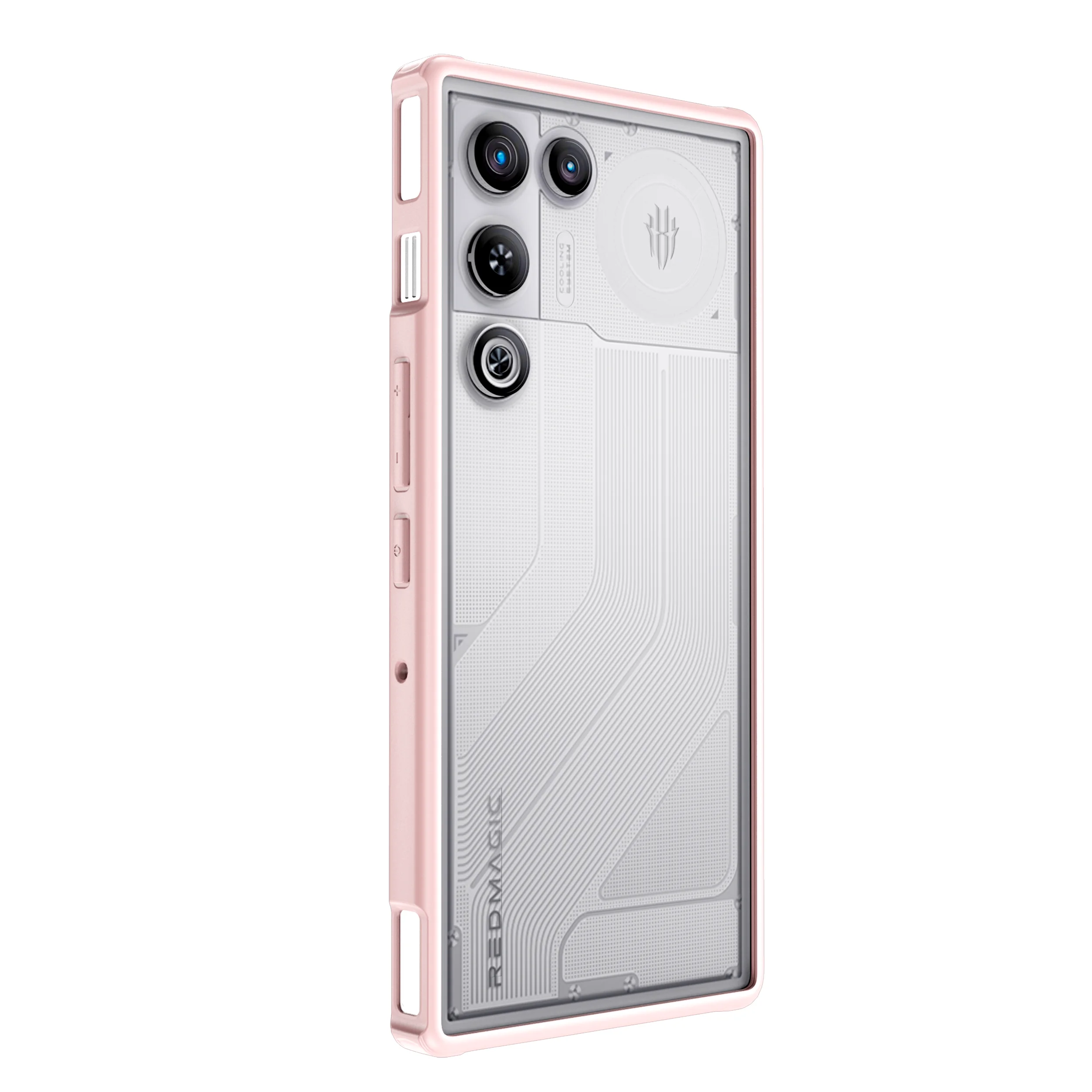 Translucent Shockproof Phone Case with Matte Frame and Magnetic Wireless Charging Back Cover