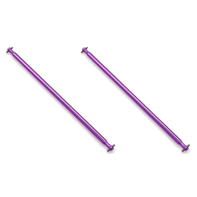 

2X 04003 Metal Centre Drive Shaft Dogbone 170Mm For HSP 1:10 Upgrade Parts Truck BRONTOSAURUS 94111 94107 94170,Purple