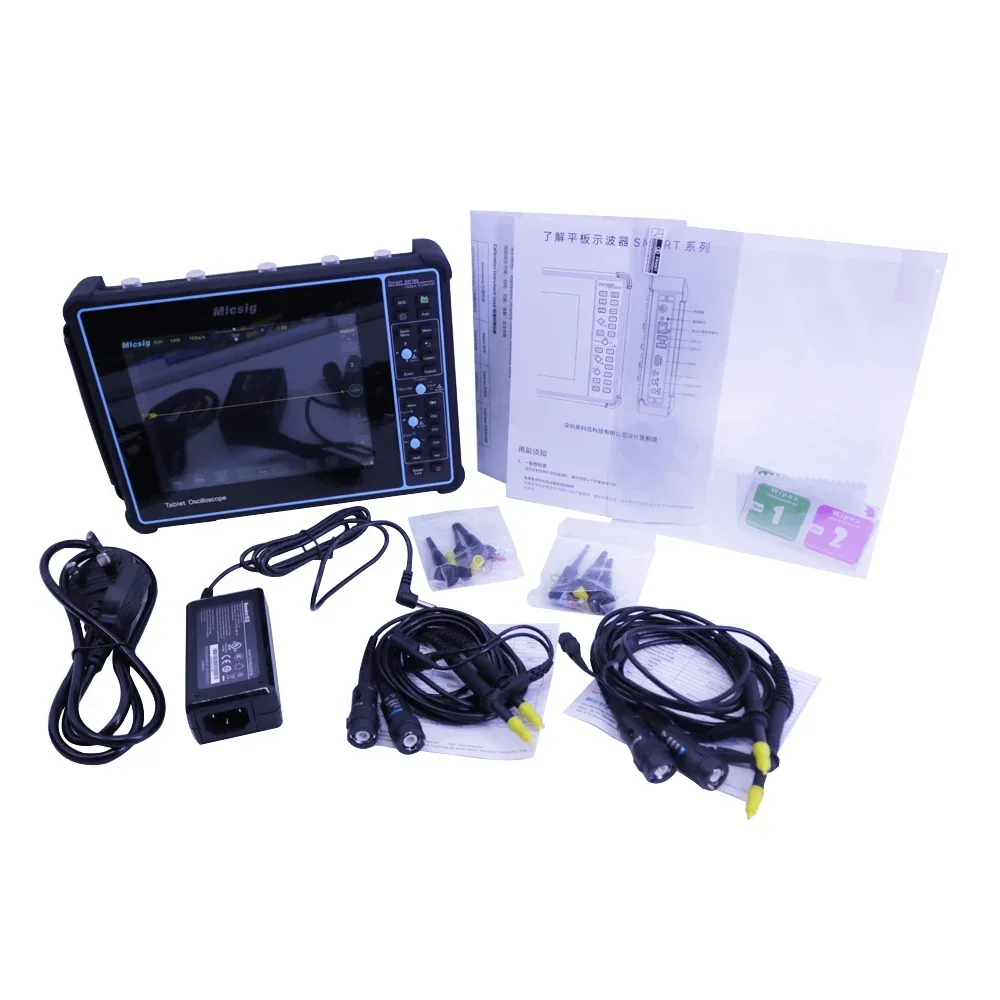 

Micsig STO1004 Digital Tablet Oscilloscope 4 Channels 100MHz 1GSa/S Oscilloscope with Touch Screen