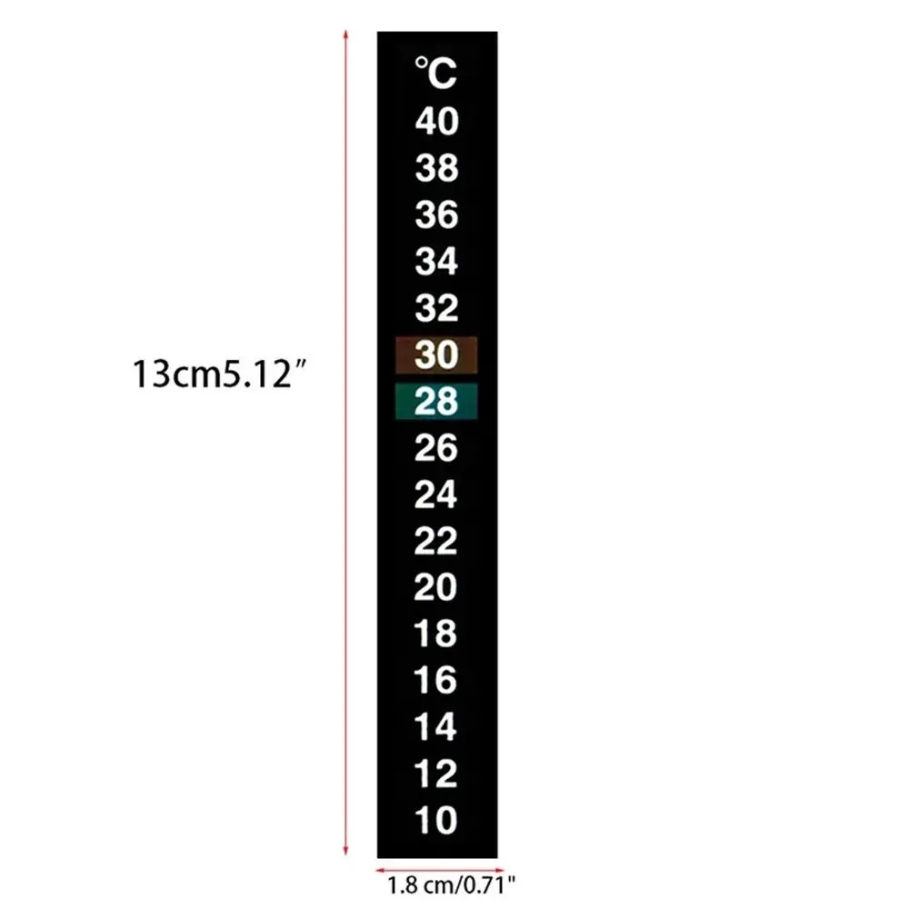 Liquid Crystal Aquarium Thermometer Sticker for Fish Tank