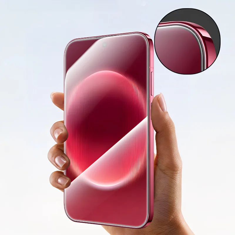 Ultra-Clear Tempered Glass Screen Protector with Black Edge