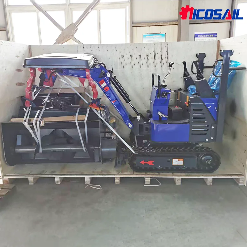 R Nicosail 0,8 Tonnen Minibagger Small Bagger Bagger mit Boom Swing Euro 5-Motor Minibagger-Anpassung zum Verkauf