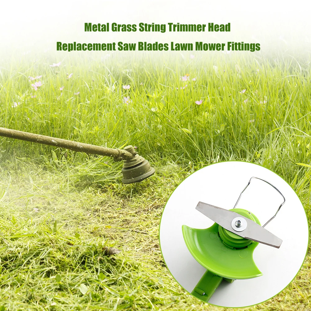 1-6PC Metal Grass String Trimmer Replacement Head Blade Saw Blade of Electric Cutting Lawn Mower Fitting Garden Tool Accessories 4