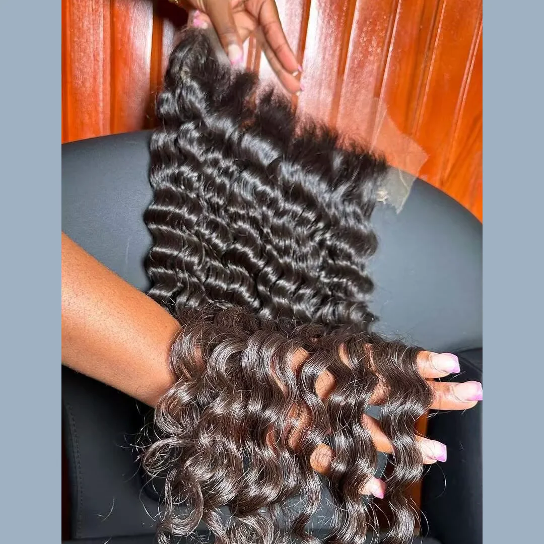 Water Wave 13x6 HD Lace Full Frontal Natural Scalp Human Hair Only 7x7 Deep Parting Closure Skinlike Natural Hairline Remy hair