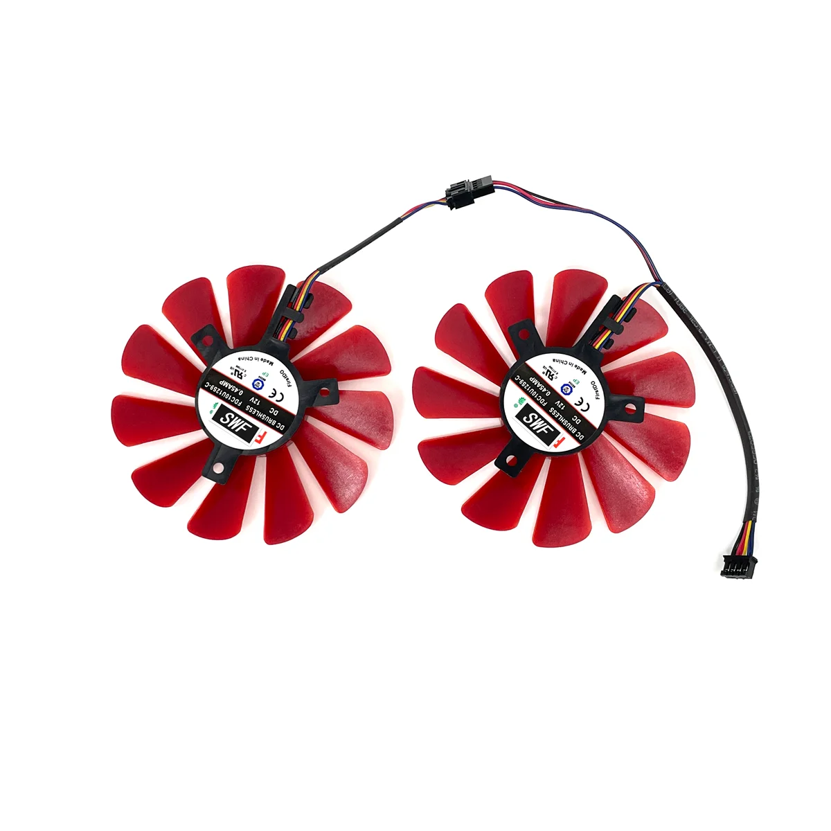 Diâmetro Rx570-rs Rx-580-rs Fdc10u12s9-c para Xfx Rx570 rs Rx580 rs Placas Gráficas de Vídeo de Refrigeração Como Ventilador de Substituição Novo 85 mm - Imagem 2