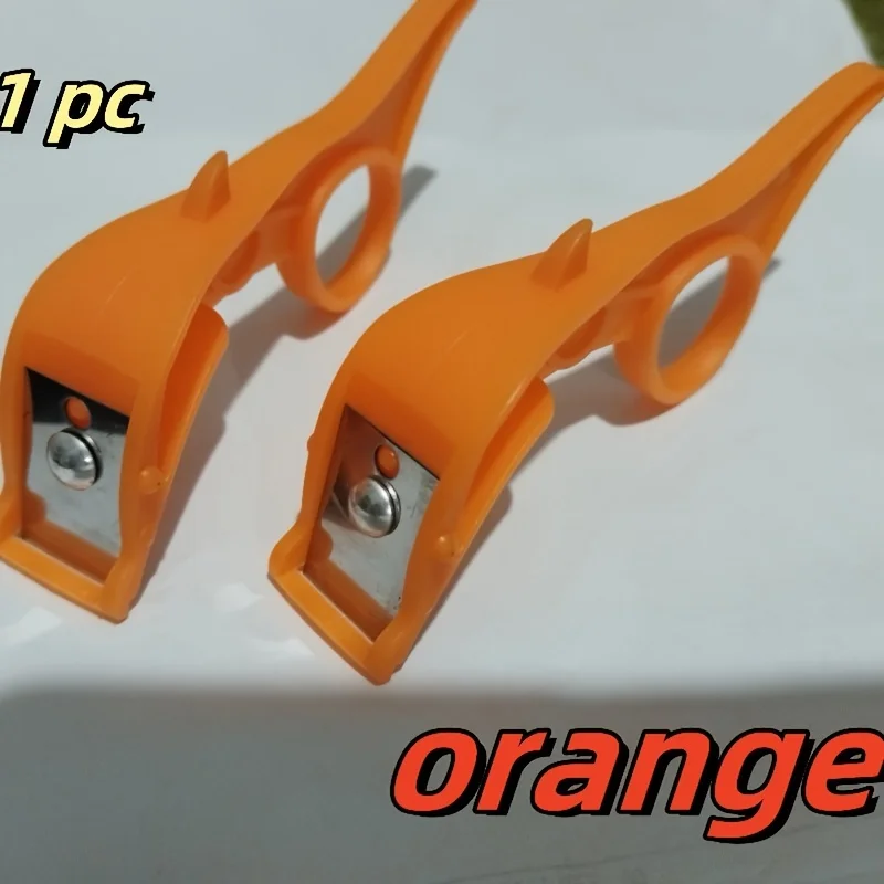 1pc Dolphin Shaped Thumb Fruit Peeler Set,Stainless Steel Blade, Multifunctional Apple & Pear Skin Remover,Orange Peeling Tool
