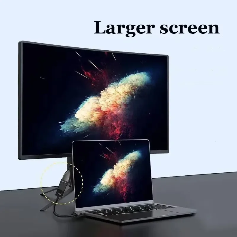 HDMI Adapter Cable DP to HDMI Adapter Displayport to HDMI Adapter HDMI Adapter Displayport Cable DP Adapter Mini Displayport Cable 4K Adapter 1080P Mini DP Male to HDMI-compatible Female For Apple MacBook Air Pro
