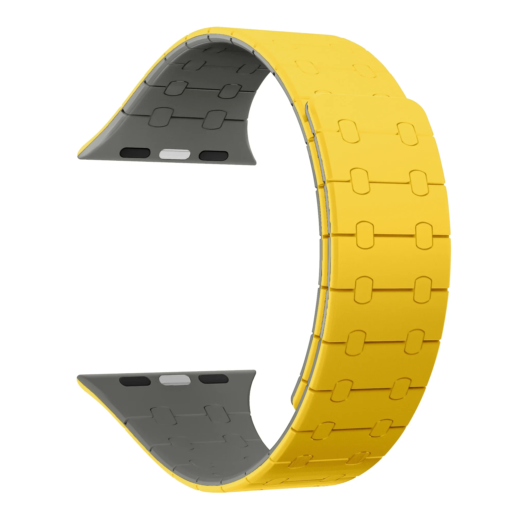 ตัวเลือกสินค้า สายซิลิโคนแม่เหล็ก Apple Watch รัดข้อมือ 42-49 มม. สีสดใส