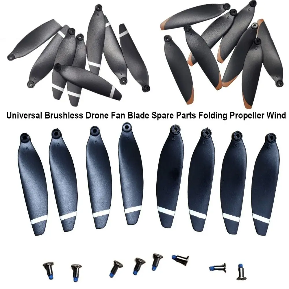 Universal Brushless Fan Plastic Black Blade Spare Parts Folding Propeller Wind for L900 PRO/ SE /MAX/ L900GPS