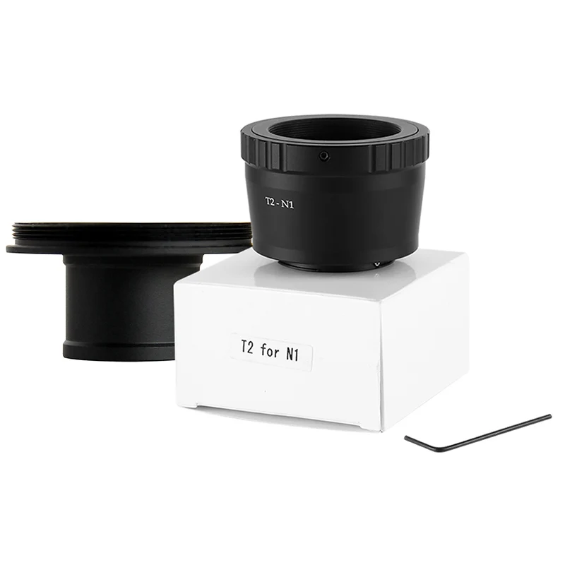 1.25" T-mount Metal Telescope Adapter Set Mirrorless Camera Accessory Canon EOS Nikon Sony T-ring Astronomical Photography 6