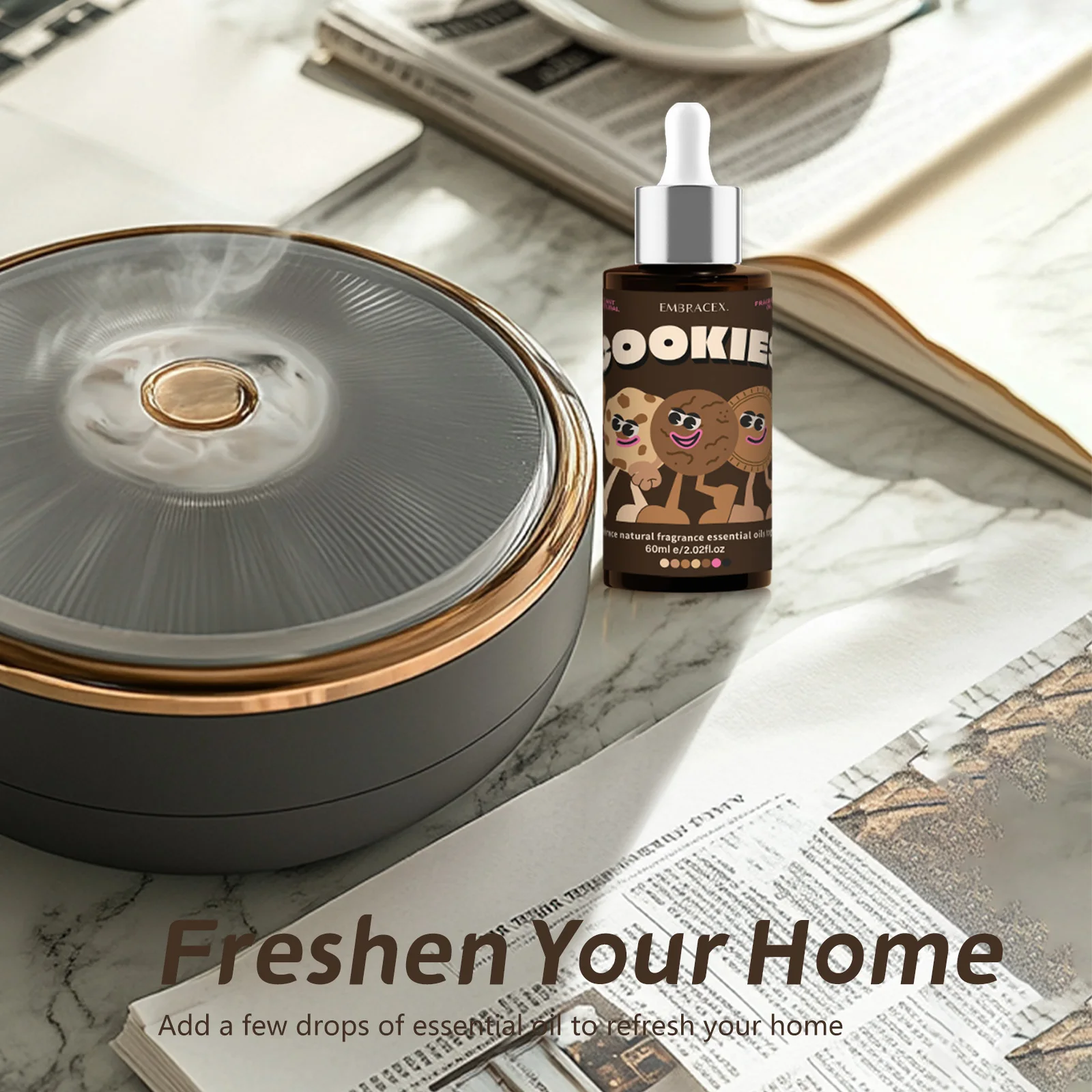 Cookies Fragrance Essential Oil For Diffusers And Candle Making_voghion.com