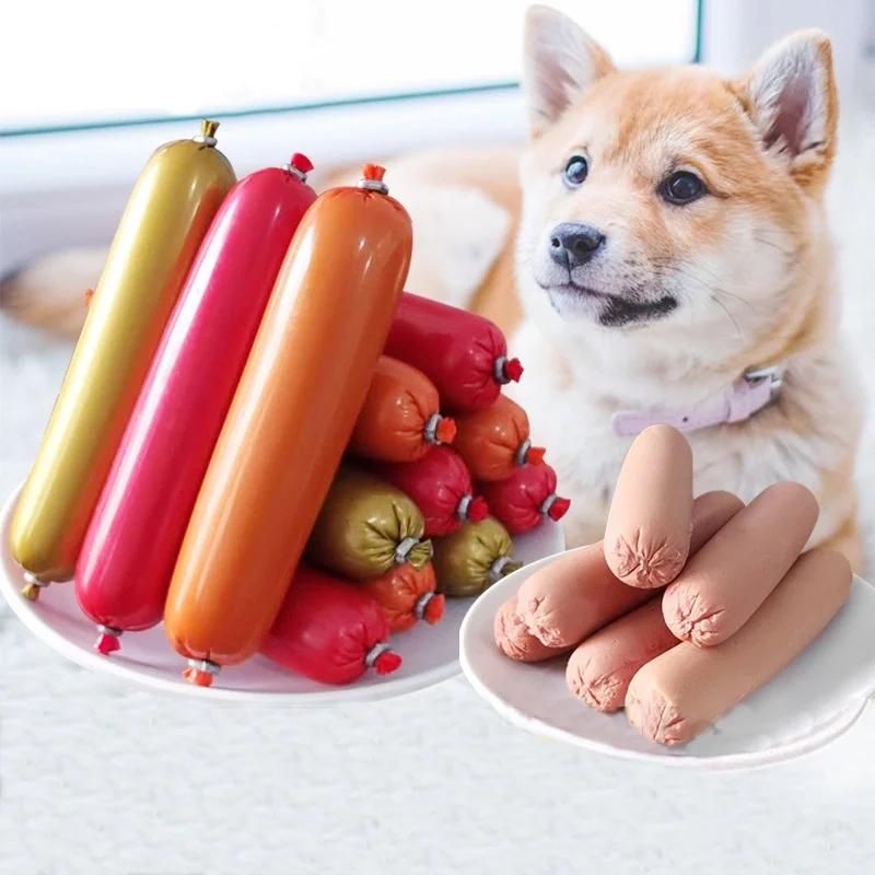 

50 grams Sausage Pet Treat High Quality Pet Sausage Treat Pet Snack Dog Treat Cat Treat