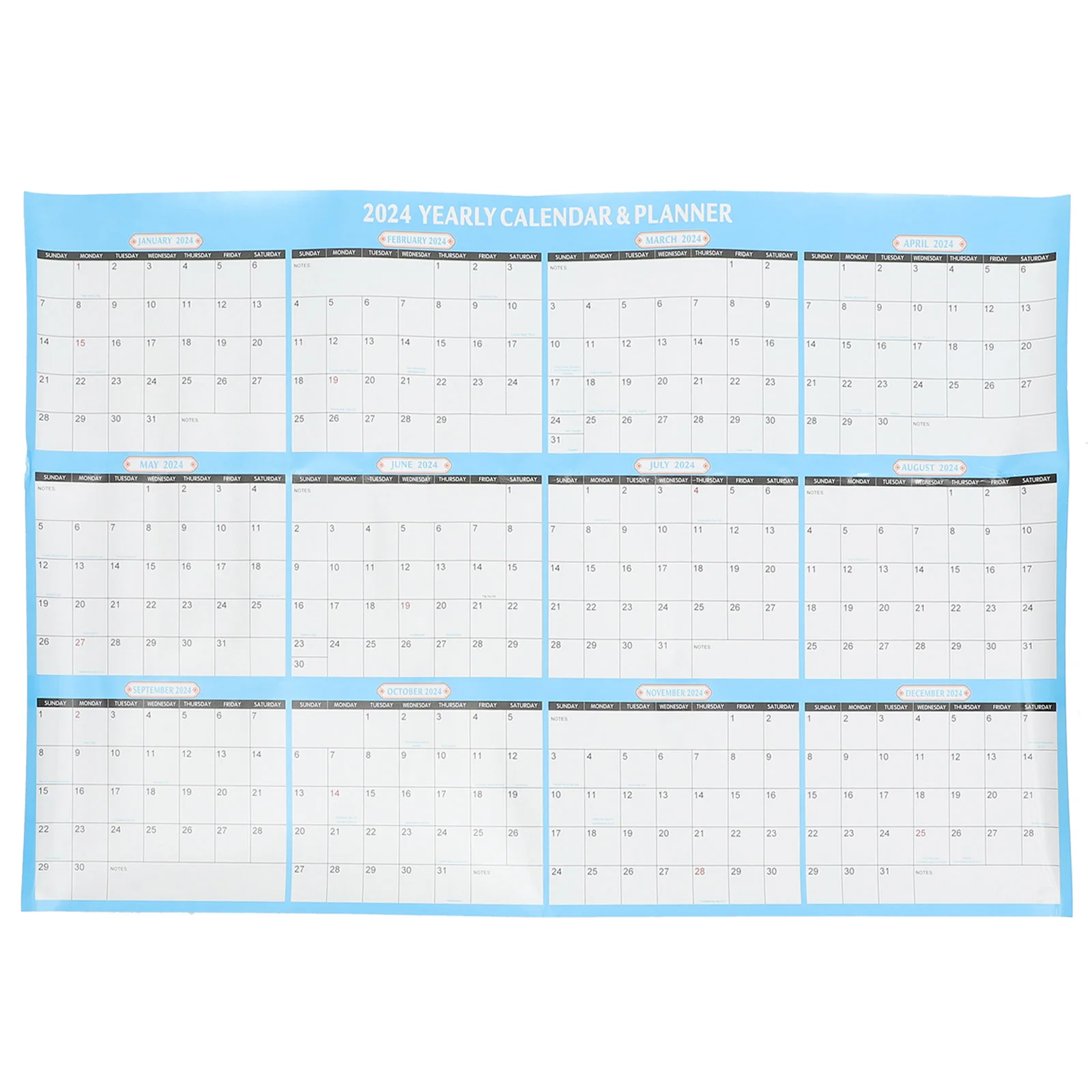 

2024 Wall Calendars Holiday 2024 Monthly Planner Calendar Appointment Hanging Calendars 2024 Year Calendars Home Office