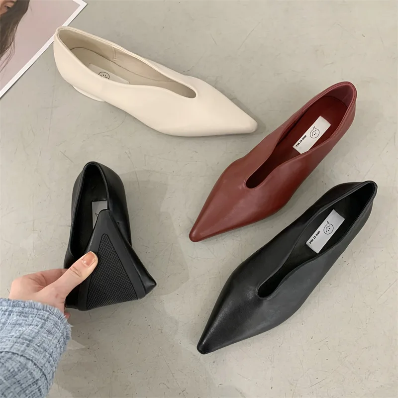 Women Pointed Toe Flats Sandals Spring Summer Retro Casual Walking Shoes women sandals,women loafers