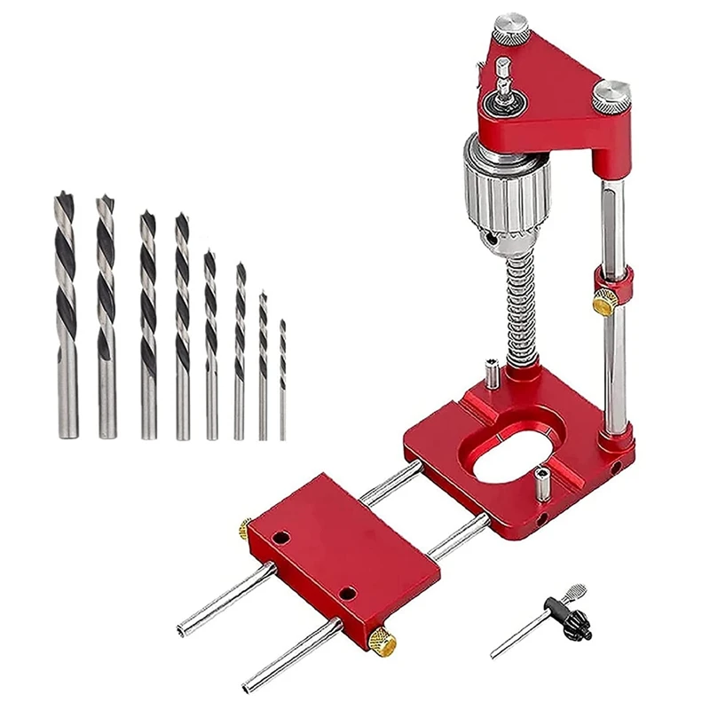 

Woodworking Drill Locator,High Precision Woodworking Drilling Locator Tool Kit Gifts For Fathers And Husbands