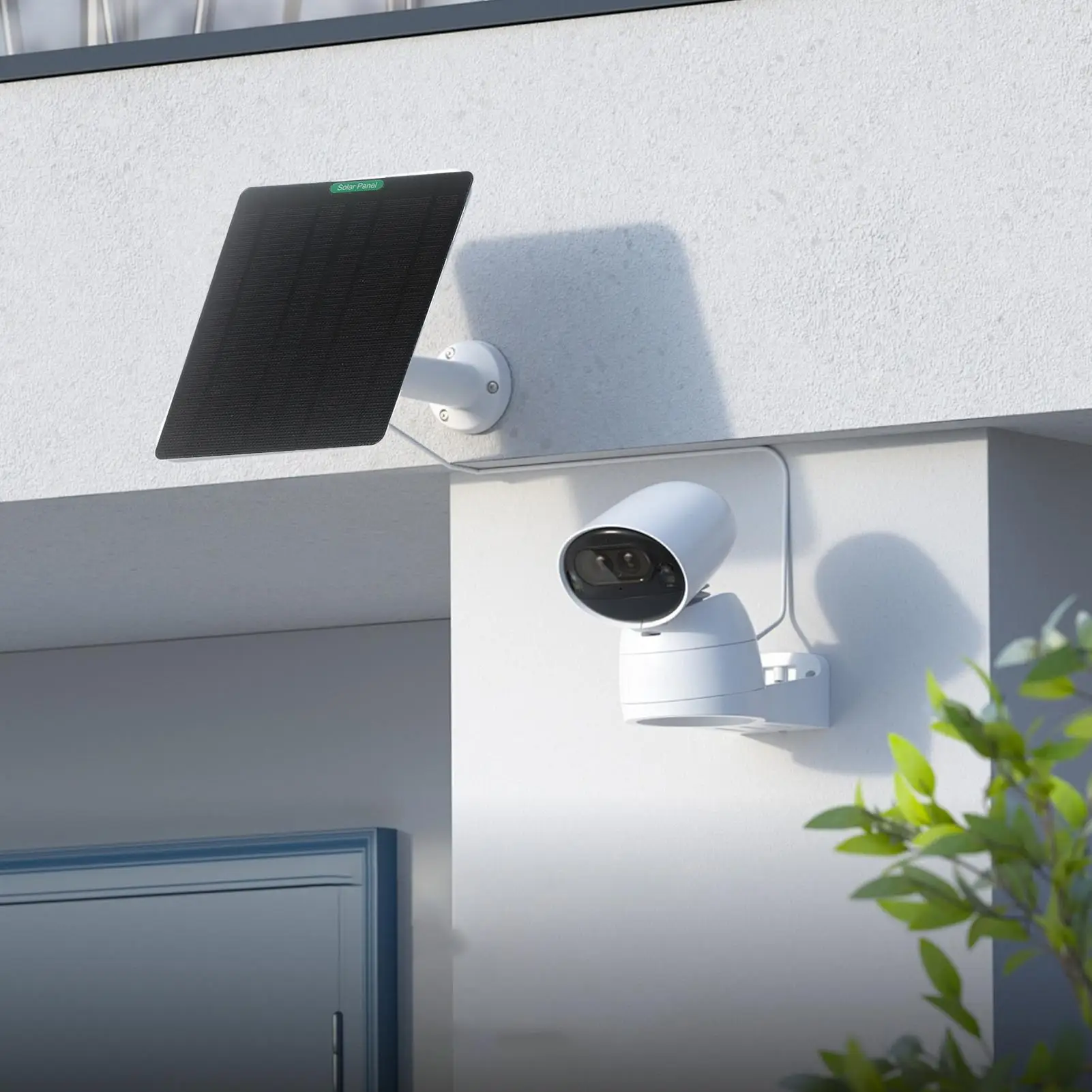 비디오 초인종 태양열 충전기 카메라 태양열 충전 패널 기숙사 아파트 매장 벽 게이트 야드에 대한 50W 초인종 충전 장치