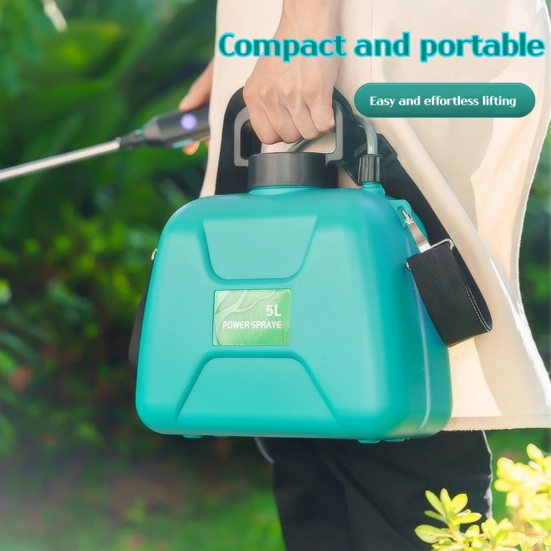 Shoulder-type electric pesticide sprayer 2000mAh lithium battery spray garden power tool comes with bucket USB charging 3